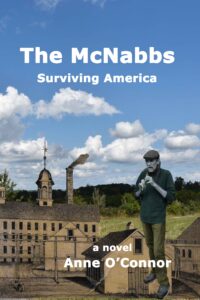 Cover The McNabbs Surviving America blue sky, old factory, whistle player